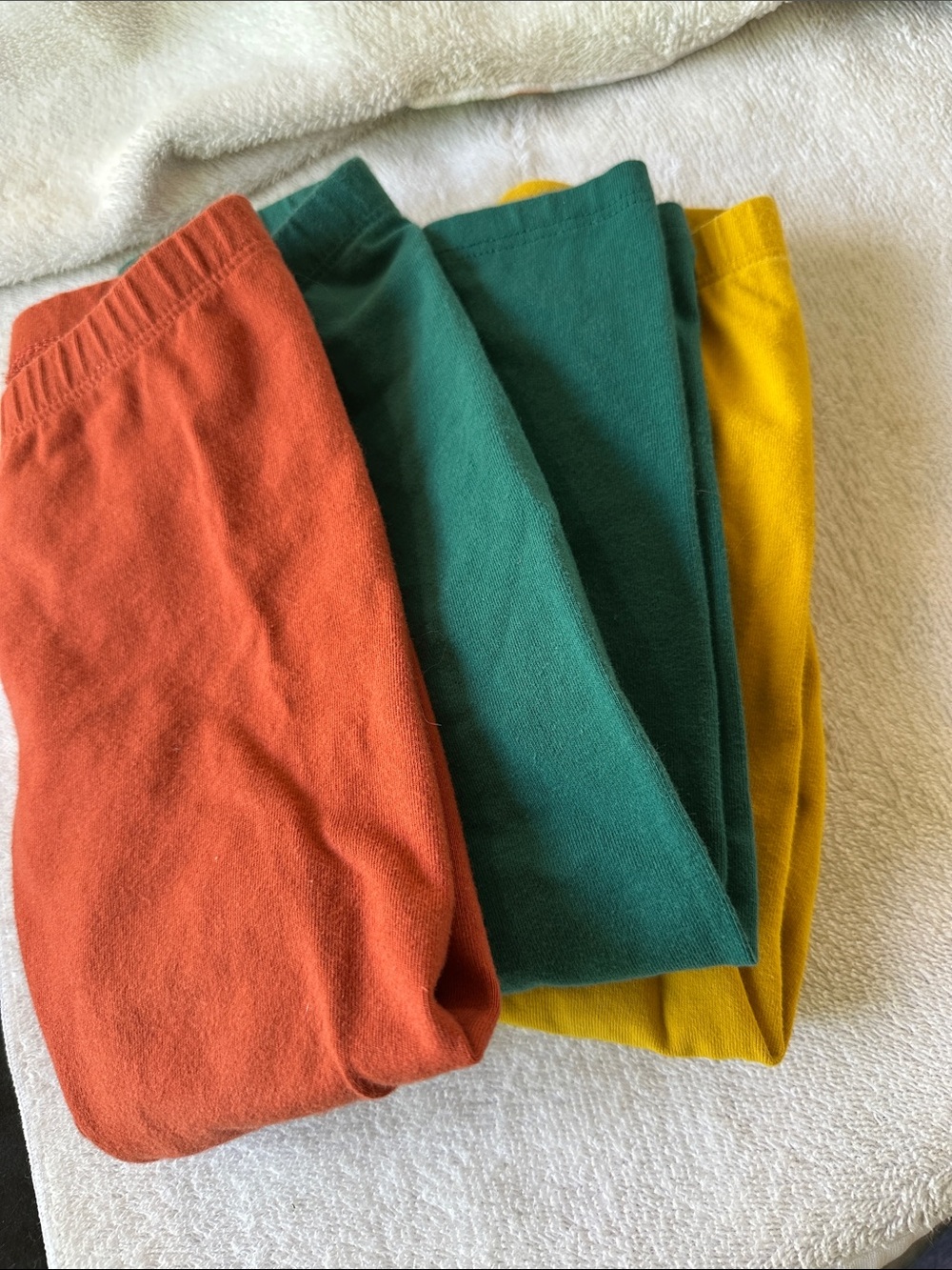Cat & Jack Kids Leggings in Rust, Teal & Mustard